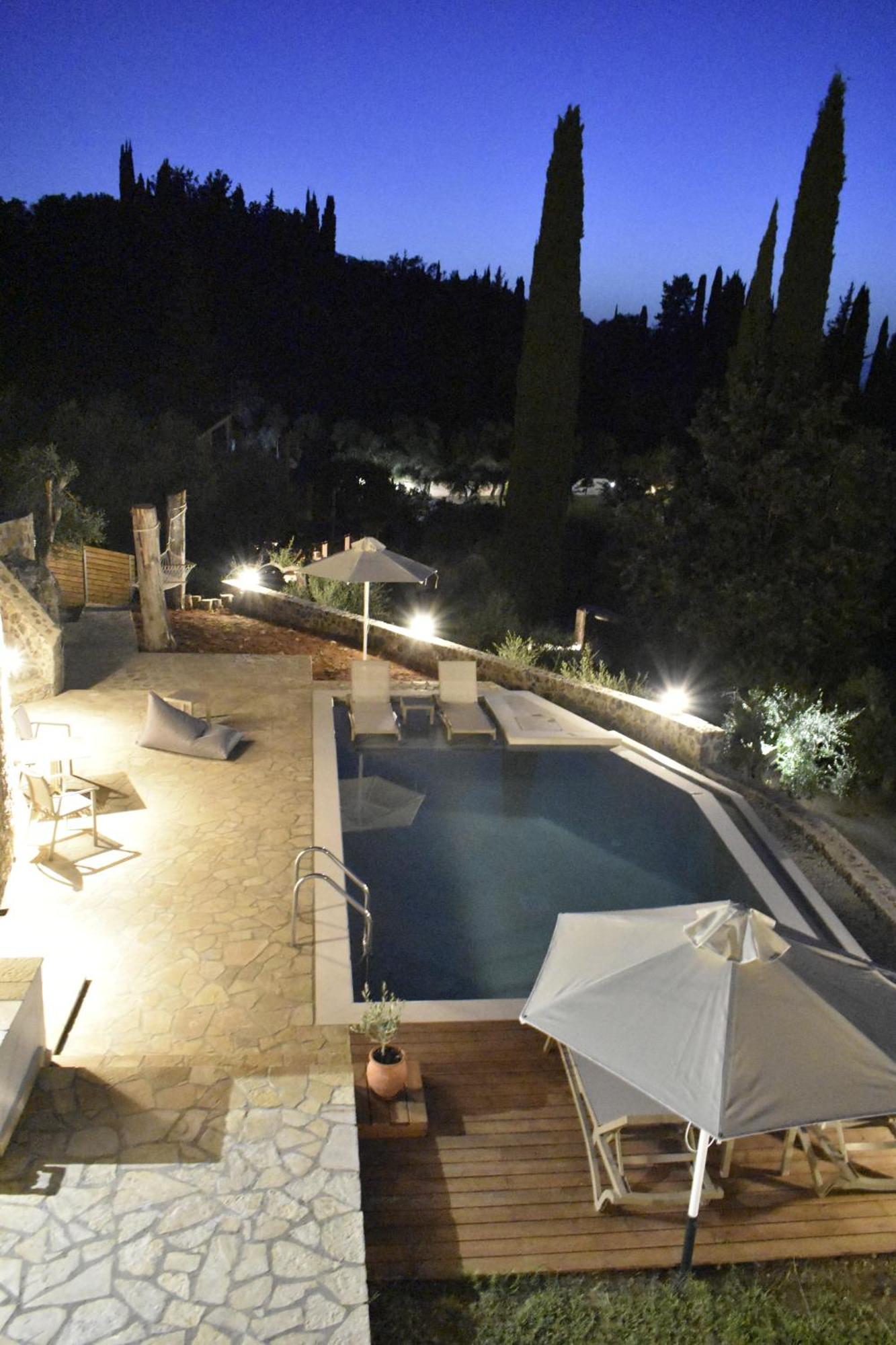 Corfu View Deluxe Villa เปรามา ภายนอก รูปภาพ
